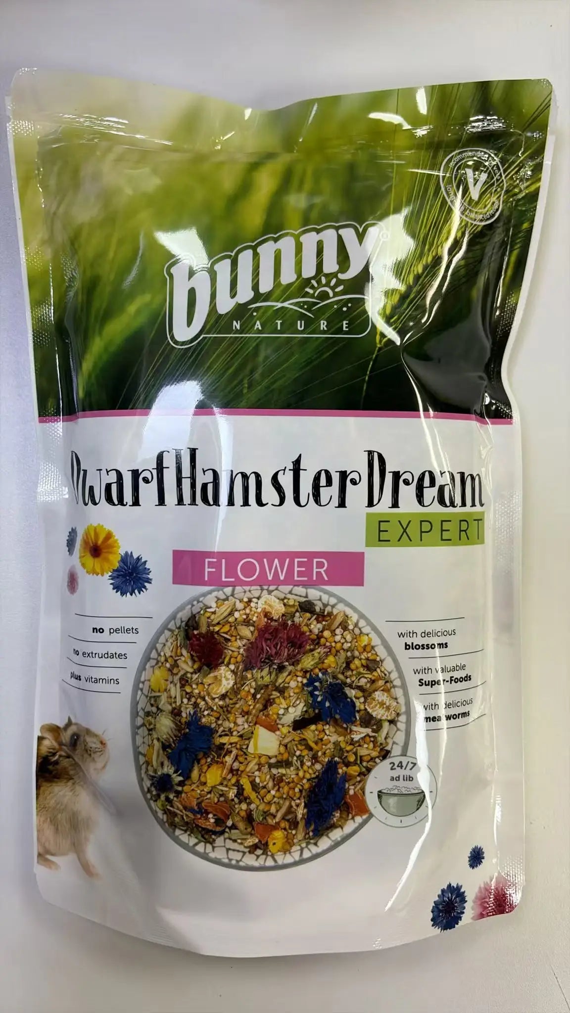 bunny nature - 專業倉鼠糧-全谷物無糖-花朵系列-500g