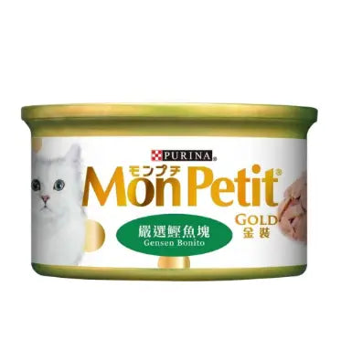 Mon Petit-金裝 嚴選鰹魚塊貓罐頭 85g