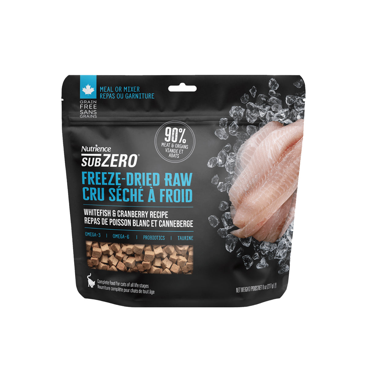 Nutrience - All-Natural Freeze-Dried White Fish & Cranberry Whole Cat Formula 227g Exp: 02.10.2026 Main image