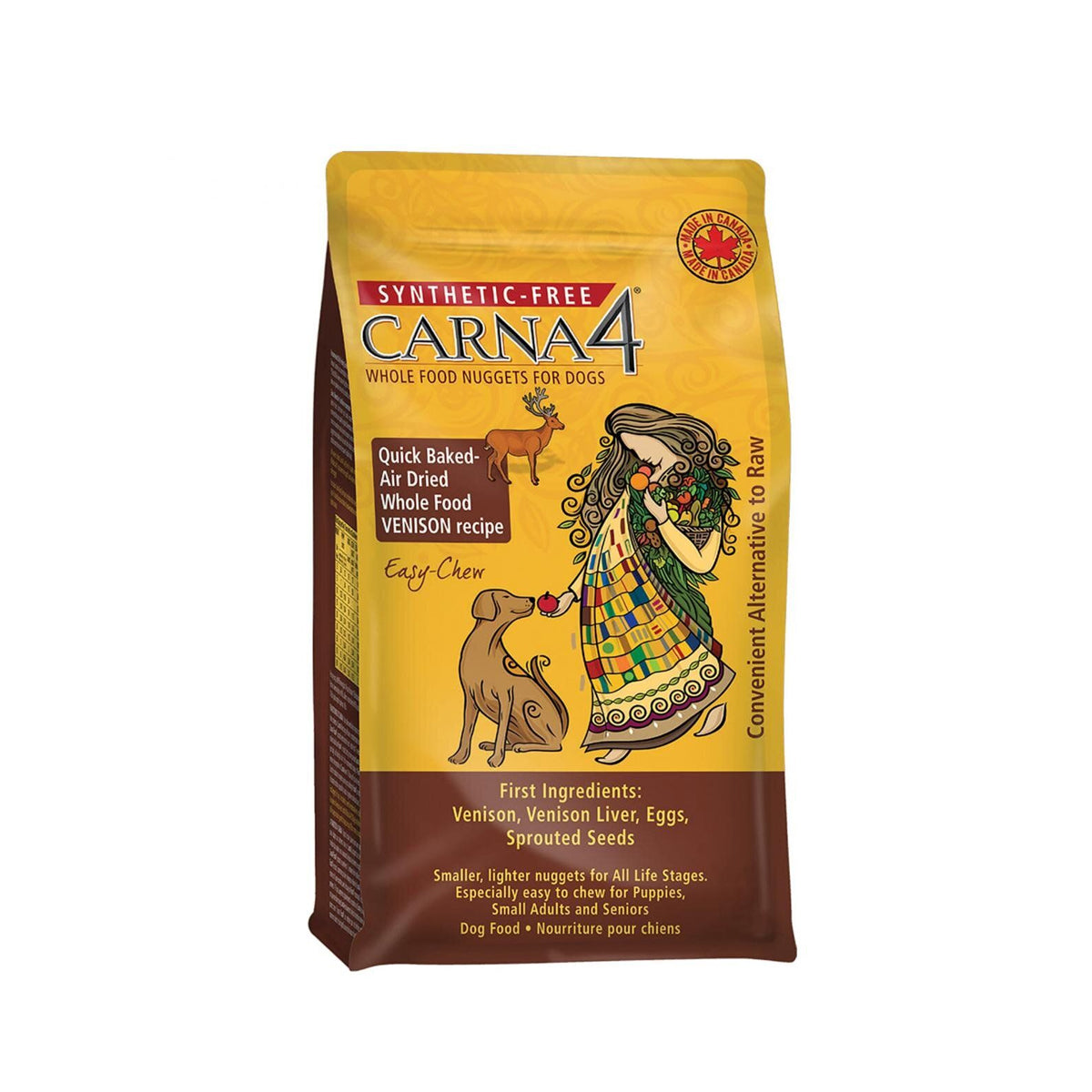 CARNA4 - 烘焙風乾鹿肉小型全犬狗糧5lb - CN3553