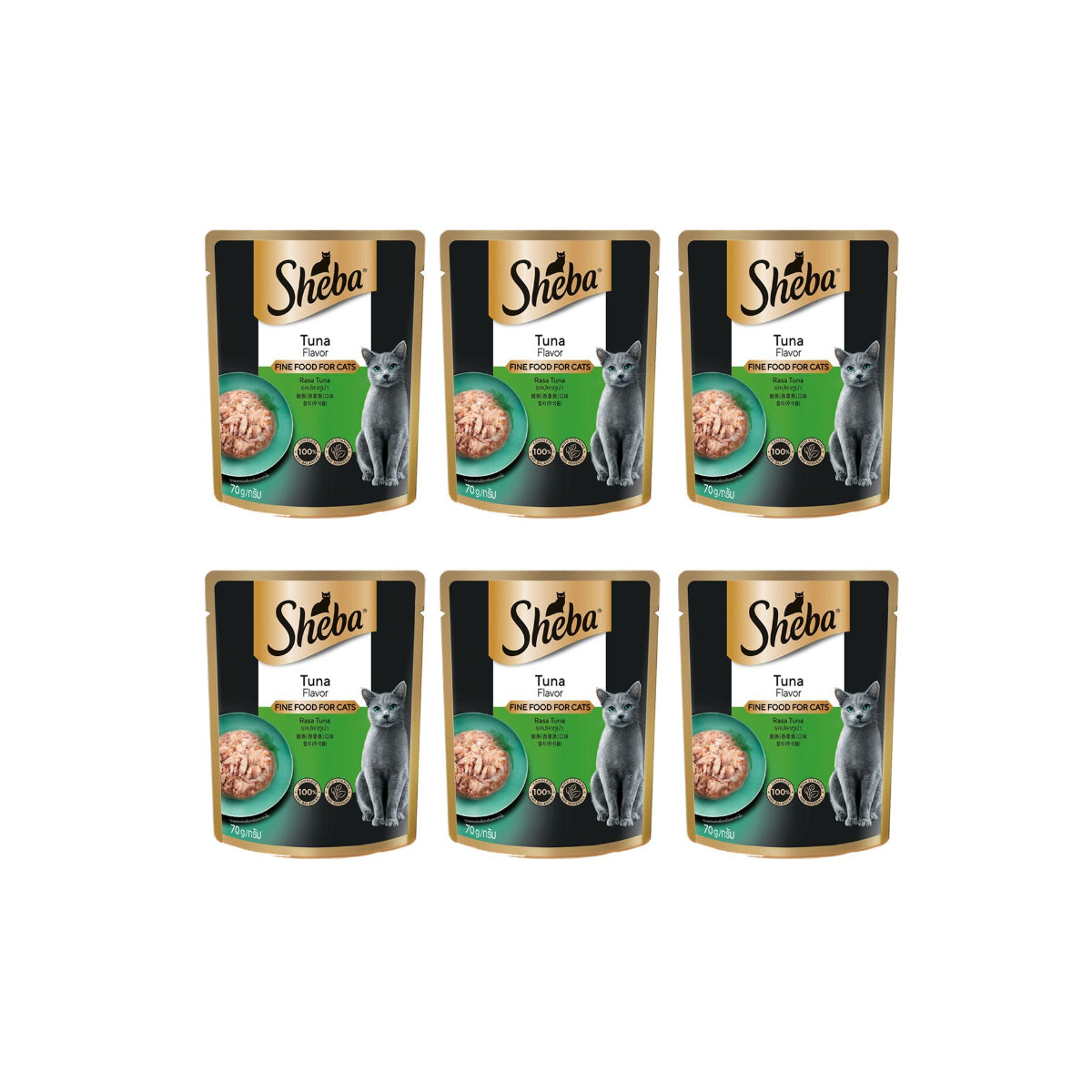 Sheba -吞拿魚貓濕包70g*6