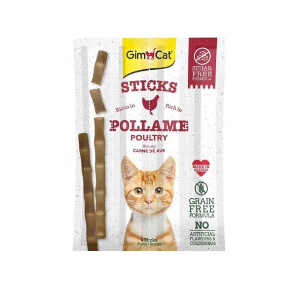 GimCat-雞肉+雞肝貓肉條4pcs Main image