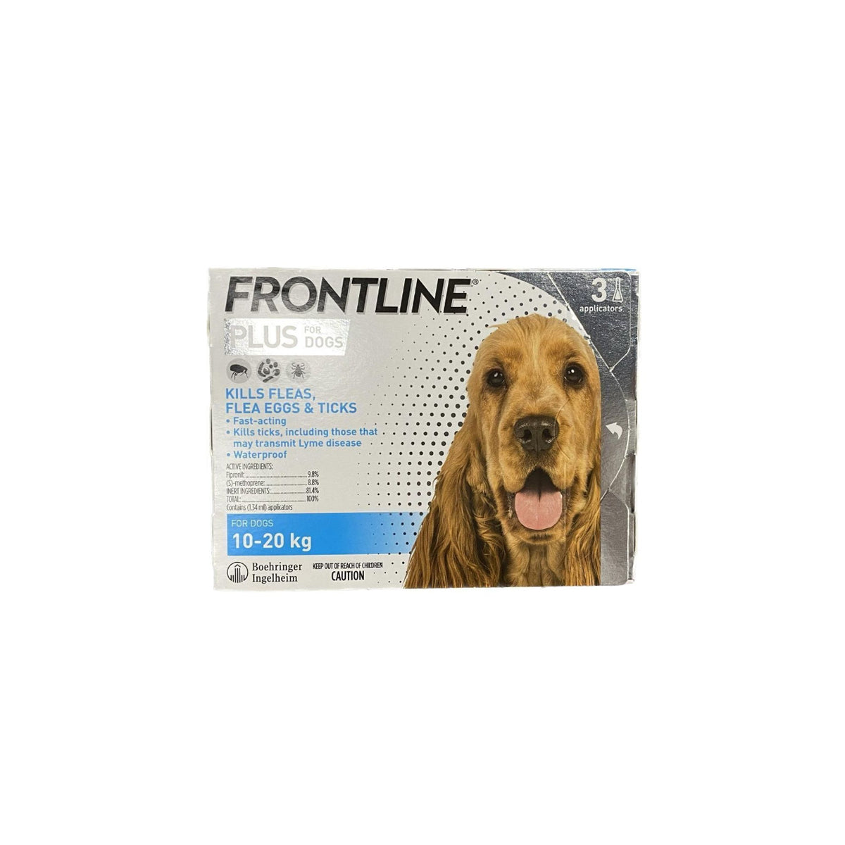 FRONTLINE - 10KG-20KG犬用殺蚤防牛蜱滴劑