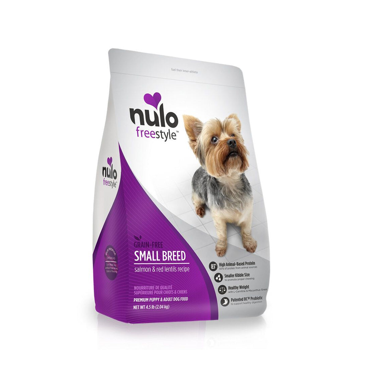 nulo - 無穀物三文魚紅扁豆狗糧4.5LBS