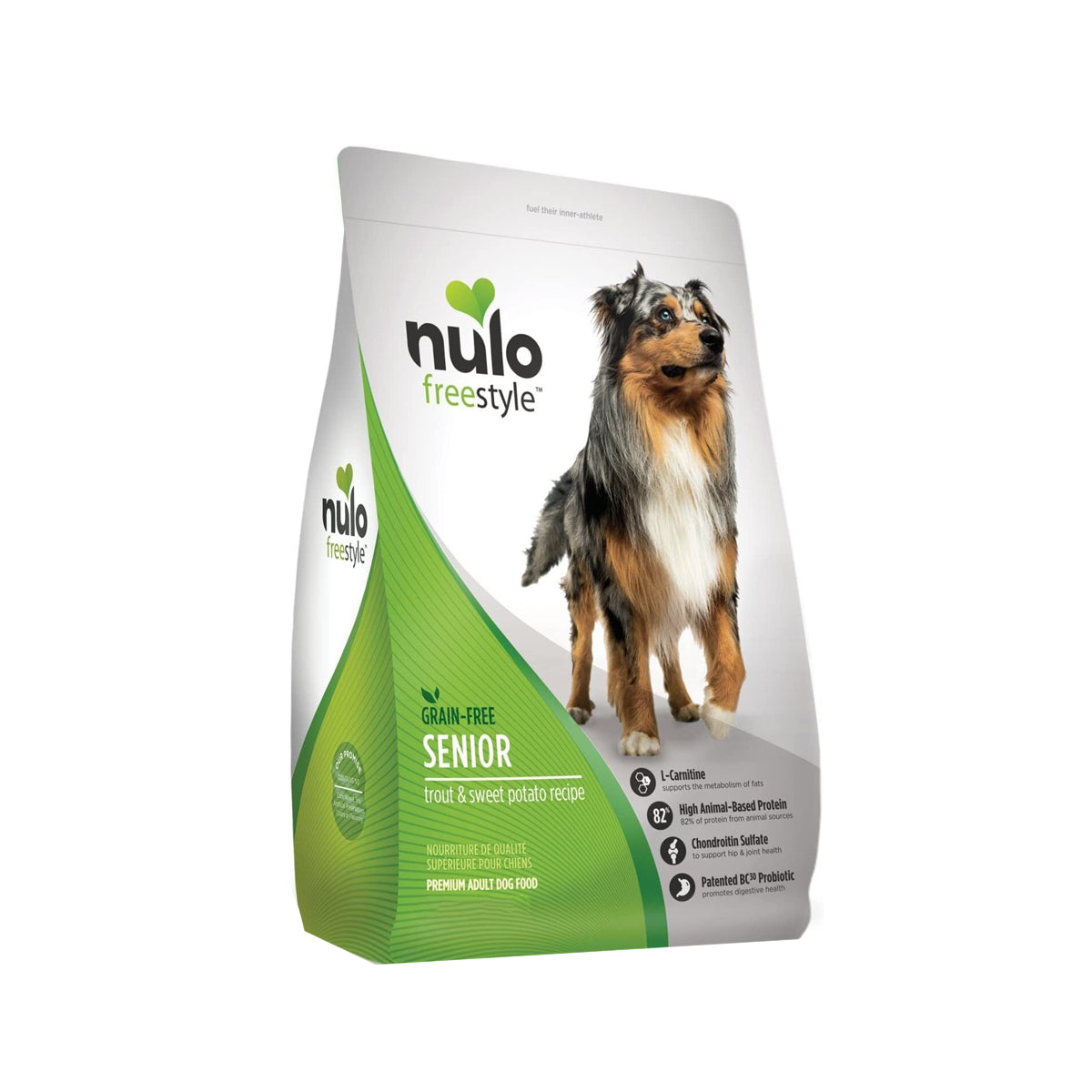 nulo - FREESTYLE 無穀物鱒魚甘薯老犬配方乾糧24lb