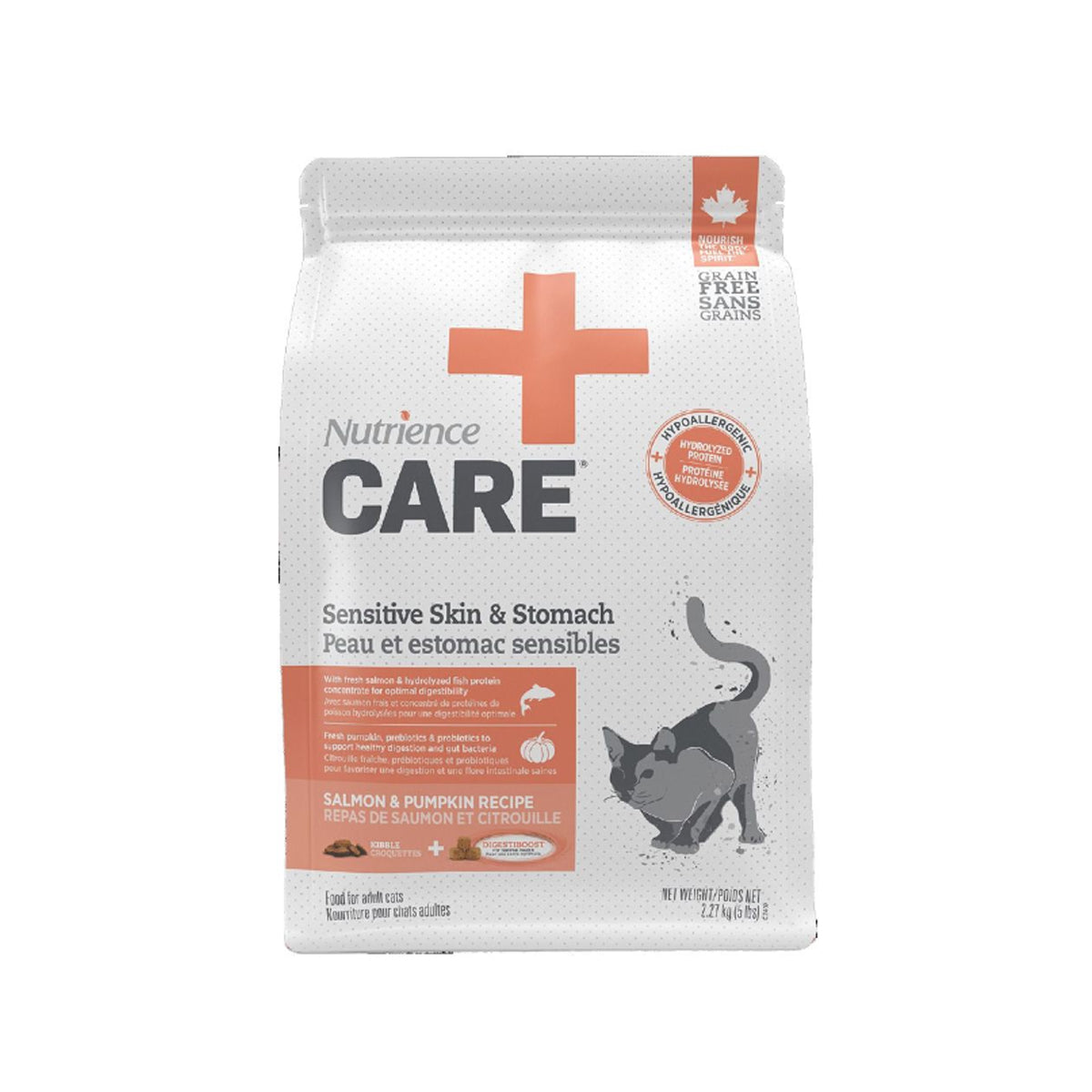 Nutrience - Care® 過敏皮膚及腸胃配方 貓糧 5lb EXP:03.2026