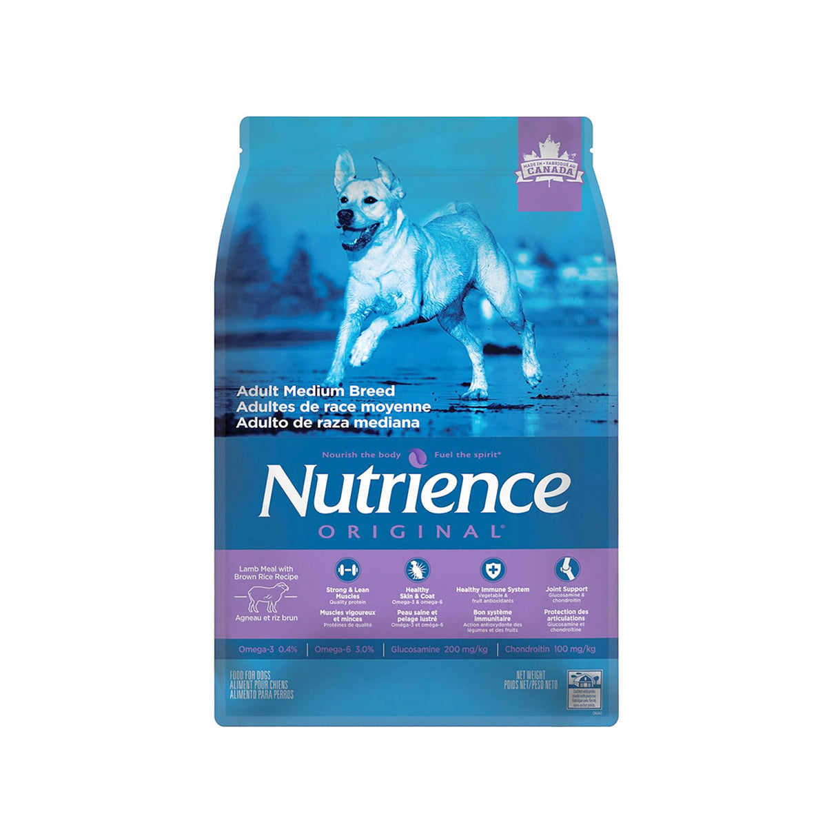 Nutrience - Original 經典系列 羊+糙米成犬配方狗糧 25lb (D6049) EXP2026