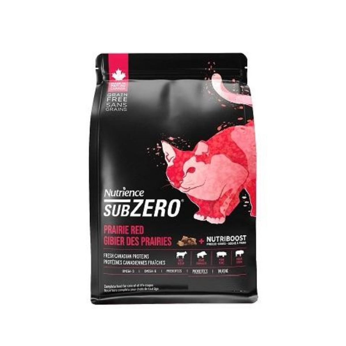 Nutrience - Subzero - 無穀物凍乾鮮牛肝全貓配方 （紅肉、海魚）4lb新舊包裝隨機發貨 EXP:02.2026