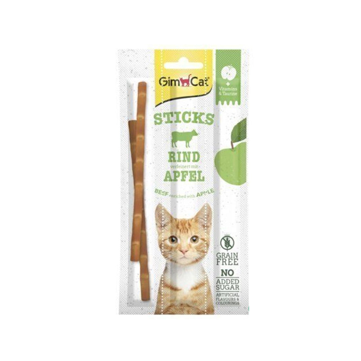 GimCat-牛肉蘋果牛磺酸貓肉條3pcs