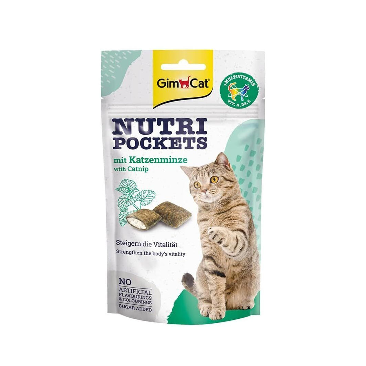 GimCat-猫薄荷清新口氣維他脆脆夾心貓小食60g