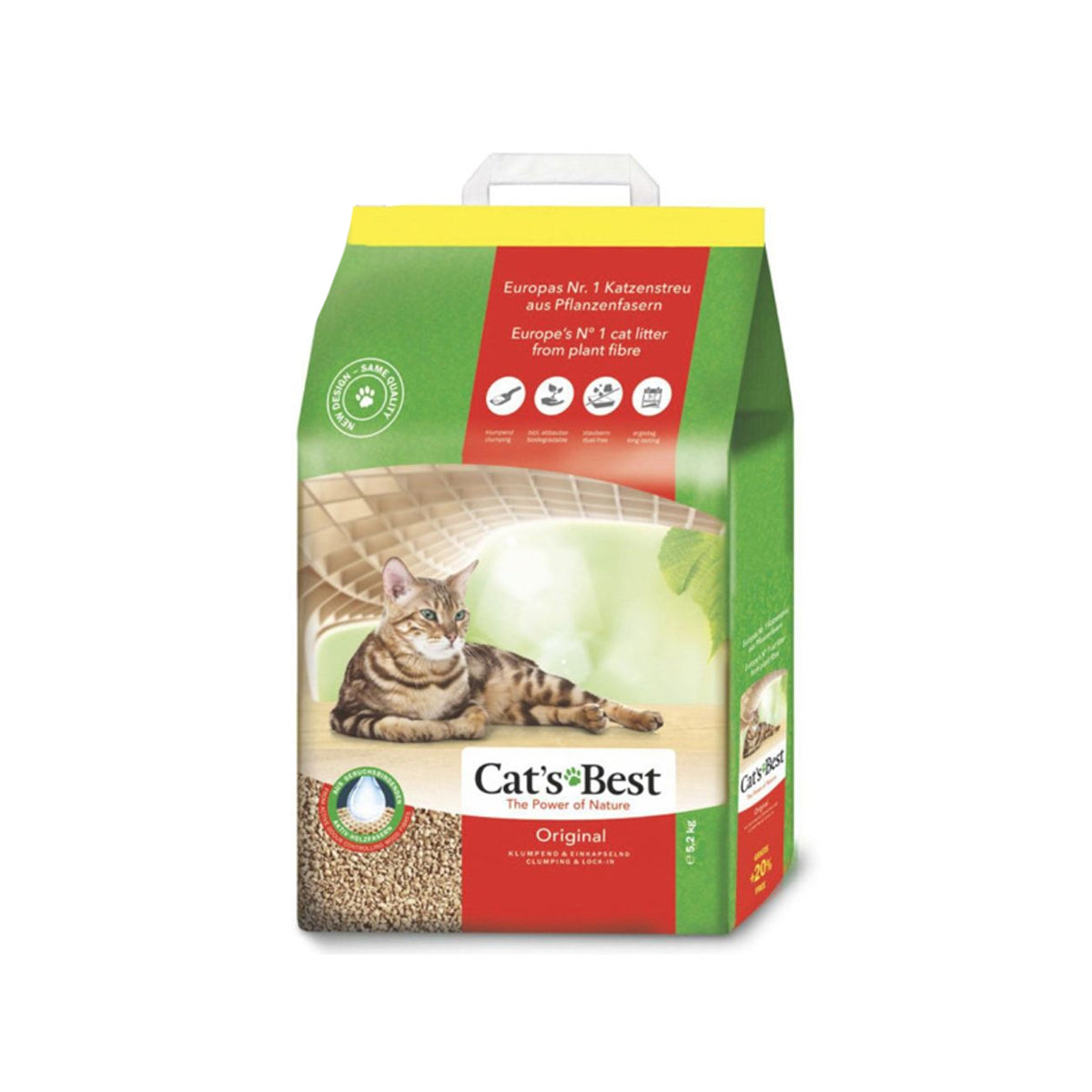 Cat’s best -黏結吸臭木貓砂5.2kg Main image