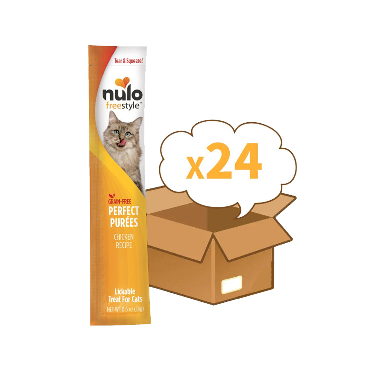 nulo - 鷄肉貓唧唧條14g 【24支裝】