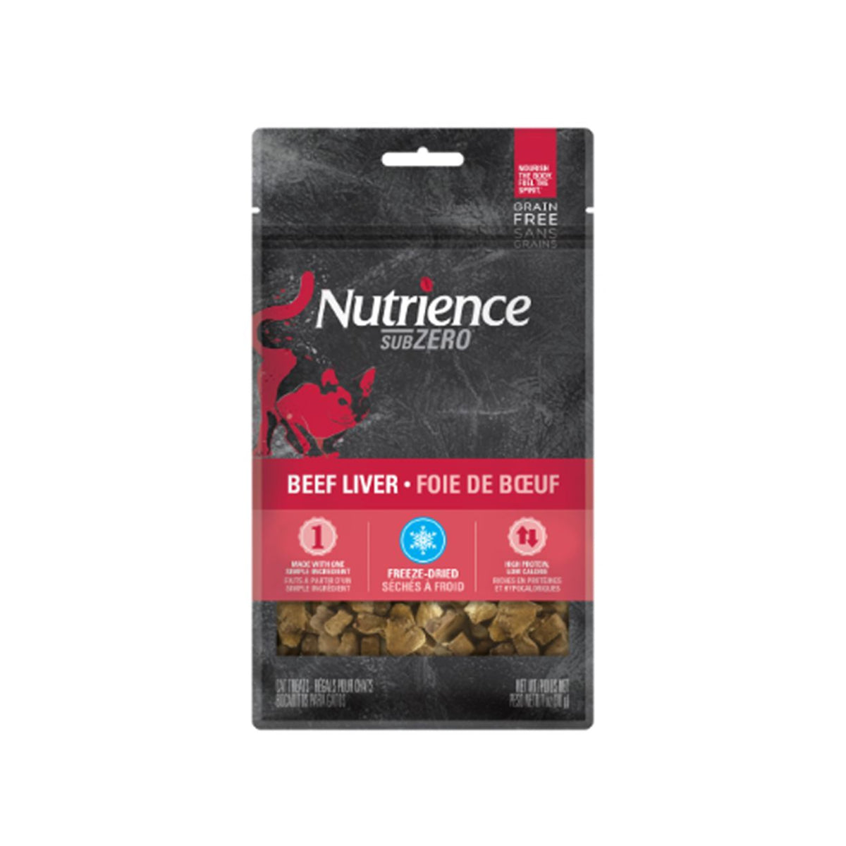 Nutrience - Freeze-dried dehydrated fresh beef liver cat treat 30g EXP: 06.2026 Main image