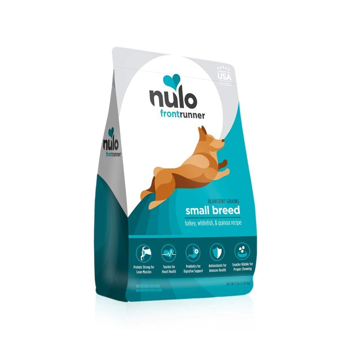 nulo - Nulo Frontrunner - 高肉乾糧小型成犬配方 （火雞、白魚、藜麥）3磅 Main image