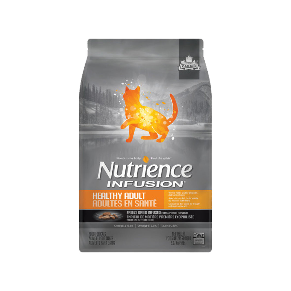 Nutrience - 凍乾外層雞肉貓糧5lb Exp:Dec2026