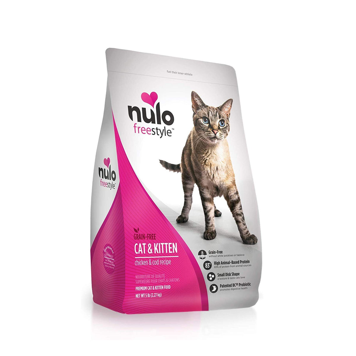 nulo - Freestyle 無穀物雞鱈魚 幼貓及成貓配方 2.3kg/5lb