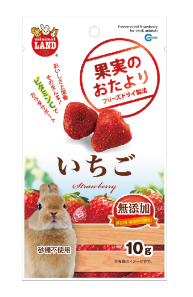 Marukan-小動物零食 草莓凍乾10g 主圖