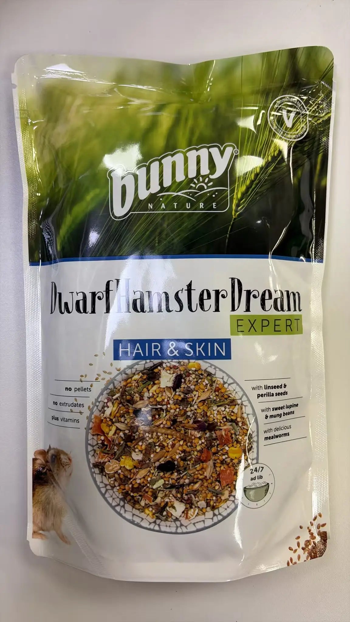 bunny nature-侏儒倉鼠糧 美毛護膚 500g