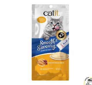 catit-雞肉 + 雞肝口味 貓肉醬小食 60g (15g x 4) 主圖