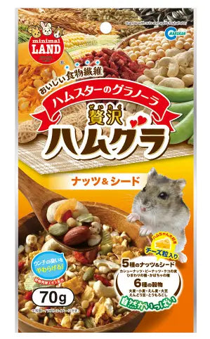 Marukan-小動物堅果種子麥片 70g