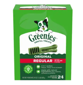 GREENIES - 綠的潔齒骨 標準犬  24支