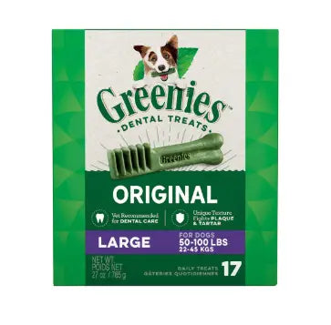 GREENIES -「原箱優惠」大型犬潔齒骨 17支x4件 主圖