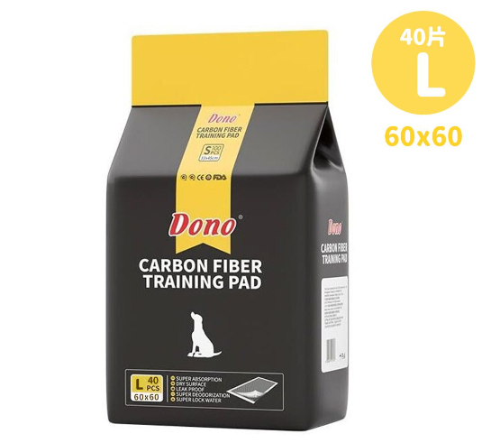 Dono-竹炭除臭寵物尿墊 60x60 40片 (L) 主圖