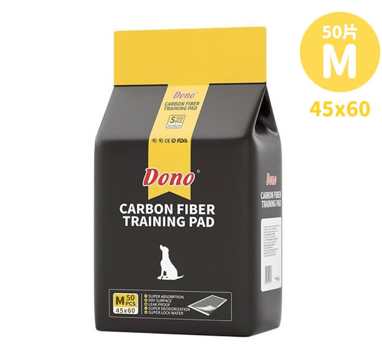 Dono-竹炭除臭寵物尿墊 45x60 50片 (M) 主圖