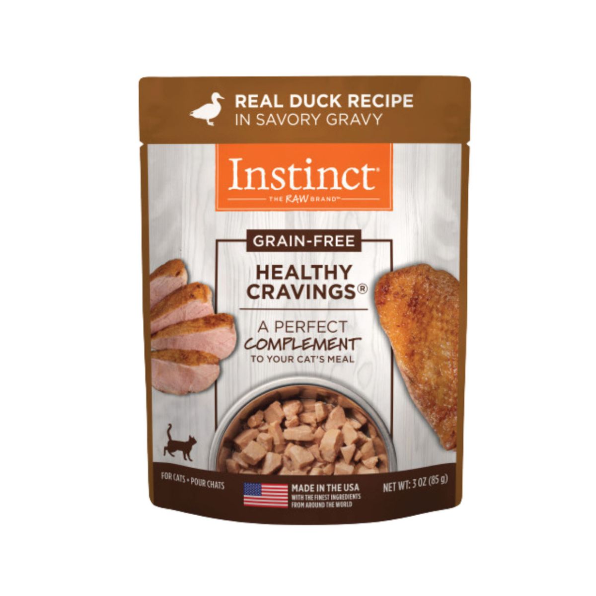 Instinct - 本能鴨肉貓用鮮包 3oz
