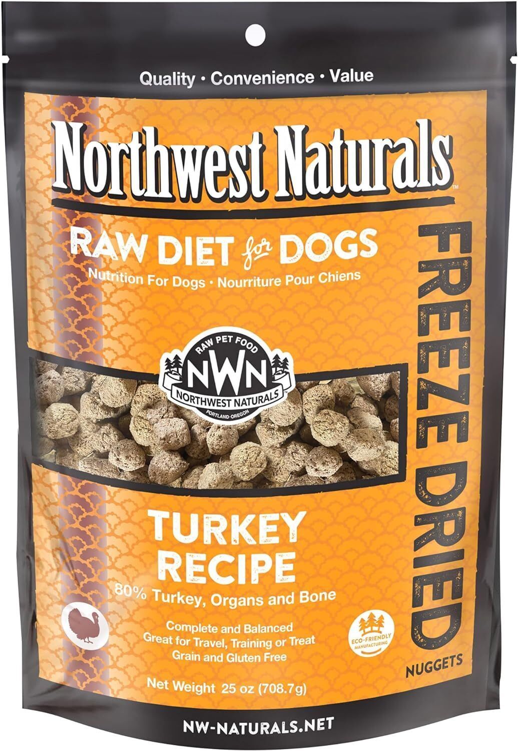 Northwest Naturals - 凍乾犬糧 火雞配方 25oz