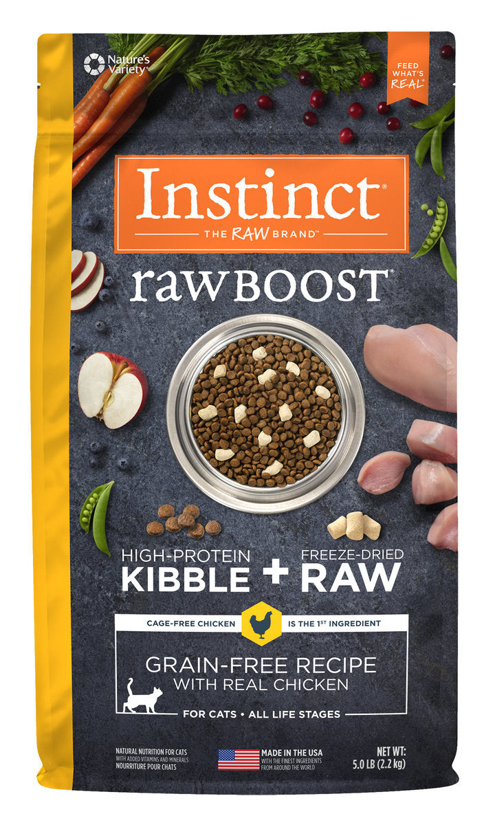 Instinct - 本能 生肉無穀物雞肉貓糧 5lb 主圖