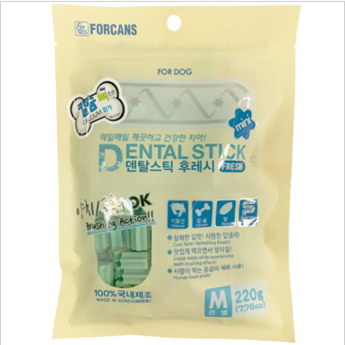 Forcans-果味加鈣潔齒棒220g - 狗小食 - M 主圖