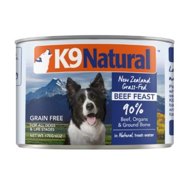 K9 Natural-狗罐頭 牛肉盛宴 170g
