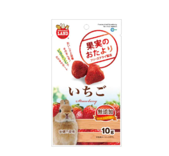 Marukan-小動物零食 草莓凍乾10g