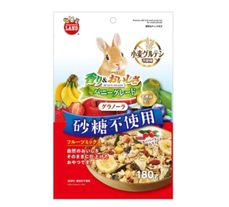 Marukan-兔子零食 無糖水果堅果燕麥片180g