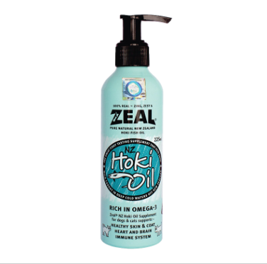 Zeal-紐西蘭野生藍鱈魚油 貓犬適用  225ml