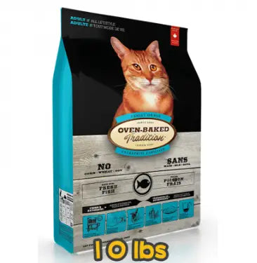 OVEN-BAKED Tradition  大西洋白魚成貓配方貓糧10lb 主圖