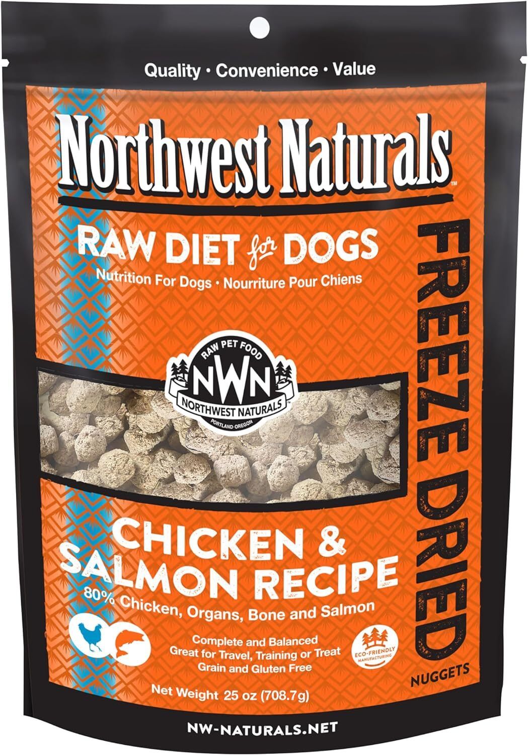 Northwest Naturals - 凍乾犬糧 三文魚 & 雞肉配方 25oz 主圖