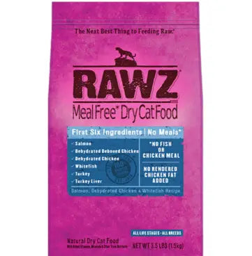 RAWZ-三文魚脫水雞肉及白魚全貓糧 3.5lb