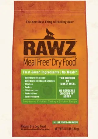 RAWZ-火雞肉、脱水雞肉及雞肉全犬糧 3.5lb