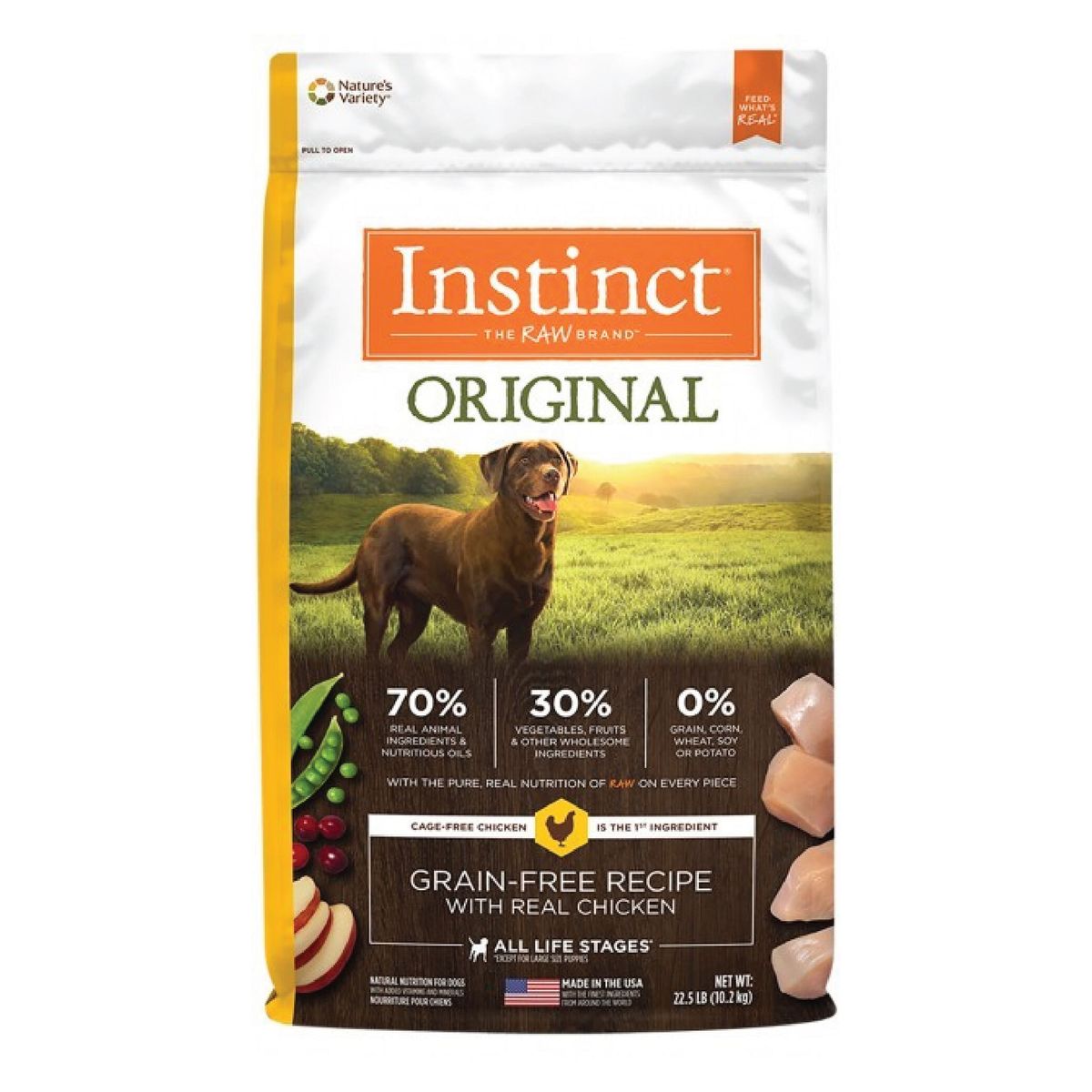 Instinct - 本能無穀物雞肉狗糧 22.5lb 主圖