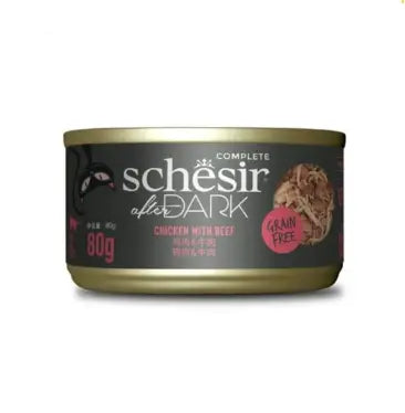 Schesir-雞肉&牛肉 全貓主食罐 80g