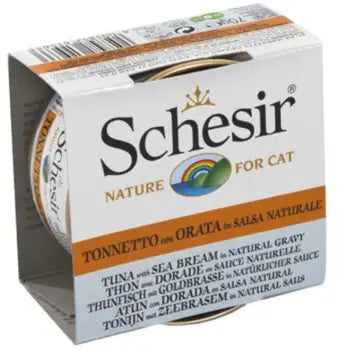 Schesir-吞拿魚海鯛肉汁貓罐 70g