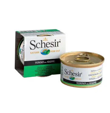Schesir-吞拿魚海藻飯貓罐頭 85g