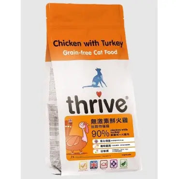 thrive-無谷物鮮火雞 貓糧 1.5kg