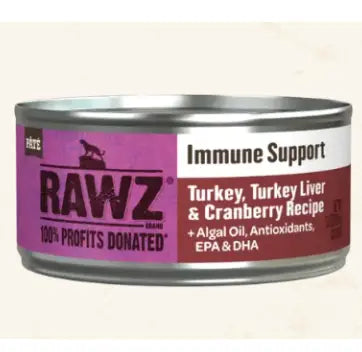RAWZ-增強免疫系統 火雞+火雞肝+蔓越莓 全貓罐頭 155g