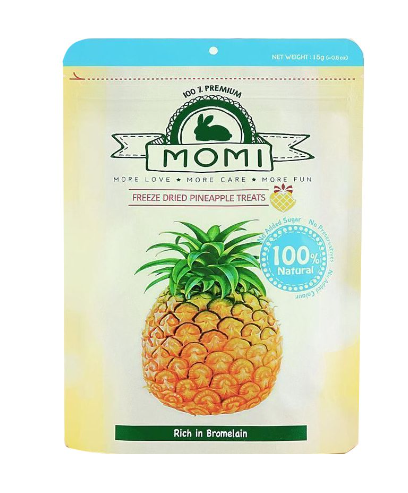 MOMI-鳳梨凍乾 兔子小食15g