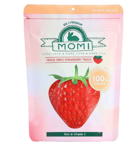 MOMI-草莓凍乾 兔子小食15g