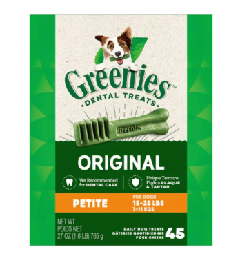 GREENIES -「原箱優惠」迷你犬潔齒骨 45支x4件 主圖