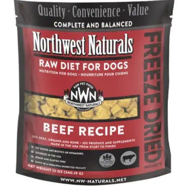 Northwest Naturals -凍乾犬糧 牛肉配方 12oz